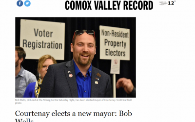 Courtenay elects a new mayor: Bob Wells