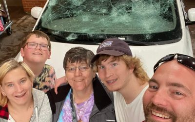 VIDEO: Courtenay Mayor Bob Wells and family shaken but safe after being caught in Alberta hailstorm