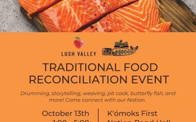 Traditional Food Reconciliation Event with the K’ómoks First Nation