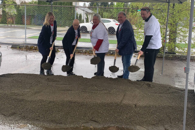 A ground-breaking ceremony to celebrate the funding for the Naut’sa mawt Indigenous affordable housing project in Courtenay took place Friday morning (May 5). Photo via @GordJohns Twitter