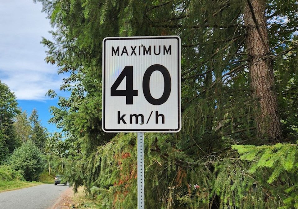 Courtenay rolling out reduced speeds in residential neighbourhoods